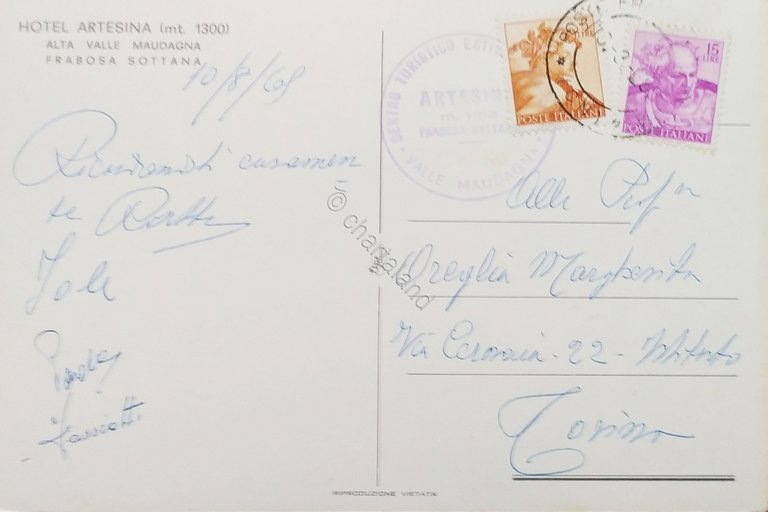 Cartolina - Hotel Artesina - Alta Valle Maudagna - Frabosa …