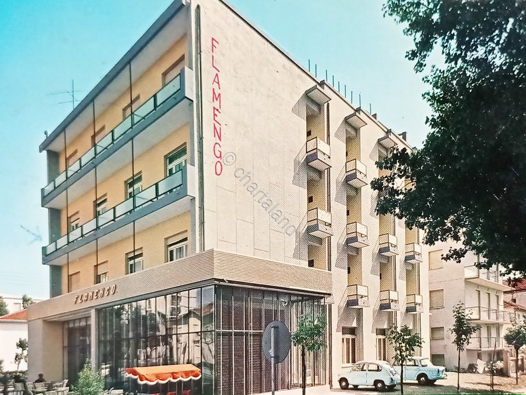 Cartolina - Hotel Flamengo - Riccione - 1968