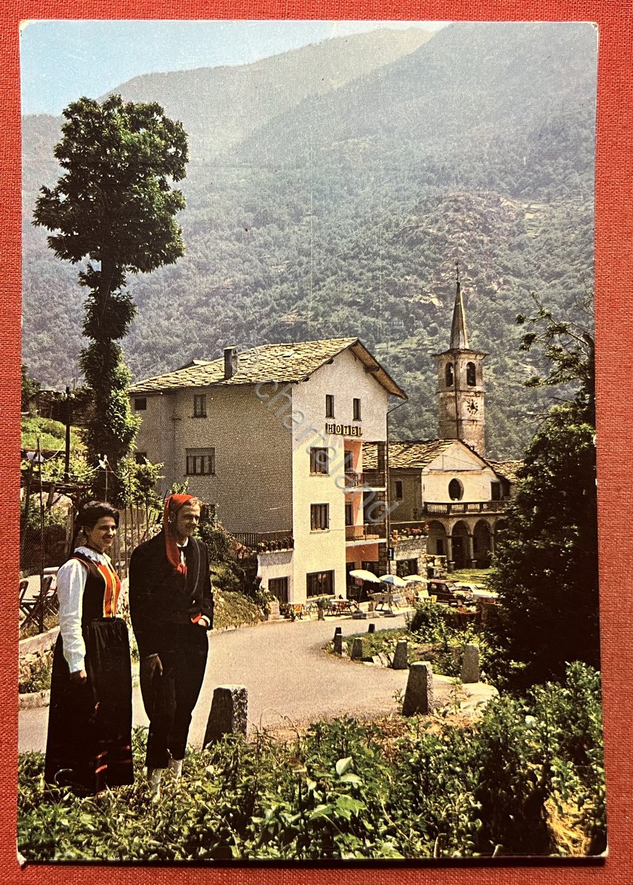 Cartolina - Hotel Mellè - Perlaz ( Aosta ) - …