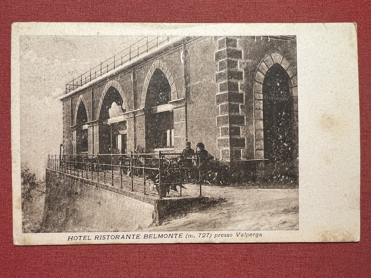 Cartolina - Hotel Ristorante Belmonte presso Valperga - 1926 | Immagine principale
