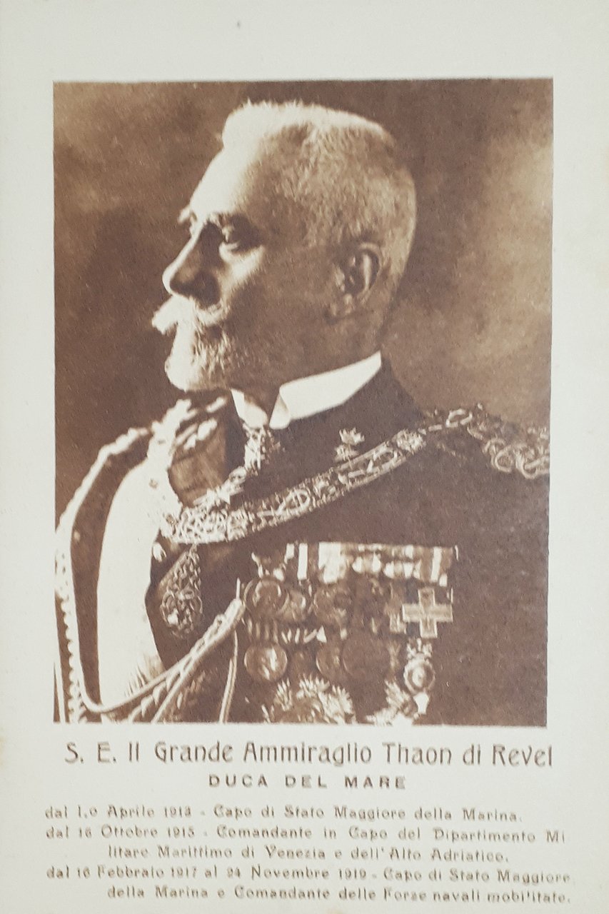 Cartolina - Il Grande Ammiraglio Thaon di Revel - Duca …