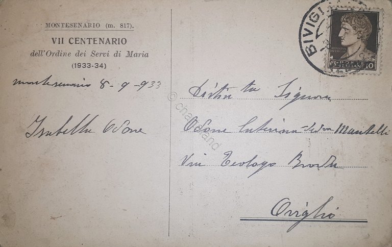 Cartolina - Il S. Padre che dal Vaticano - La …