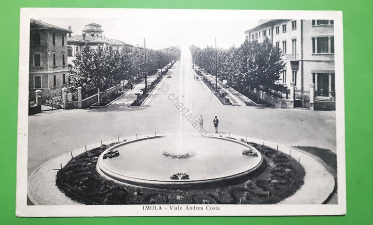Cartolina - Imola - Viale Andrea Costa - 1932