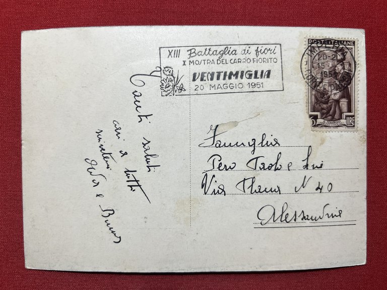 Cartolina - Imperia - Porto Maurizio - Spiaggia d'Oro - …