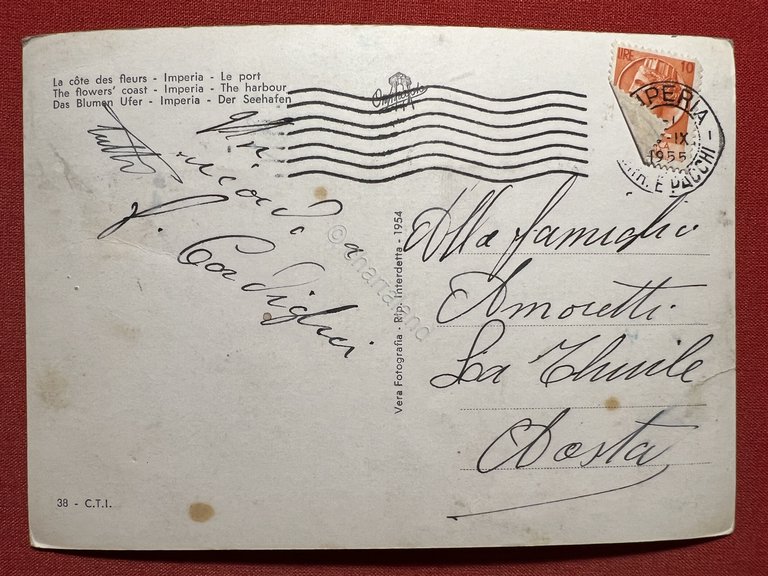 Cartolina - Imperia - Riviera dei Fiori - Il Porto …