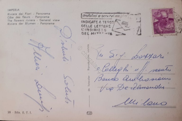 Cartolina - Imperia - Riviera dei Fiori - Panorama - …