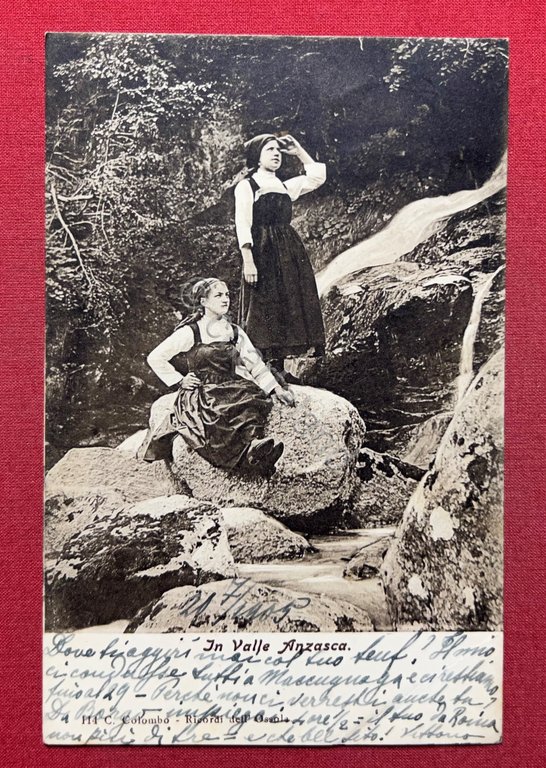 Cartolina - In Valle Anzasca ( Verbano-Cusio-Ossola ) - 1907 | Immagine Gallery 3