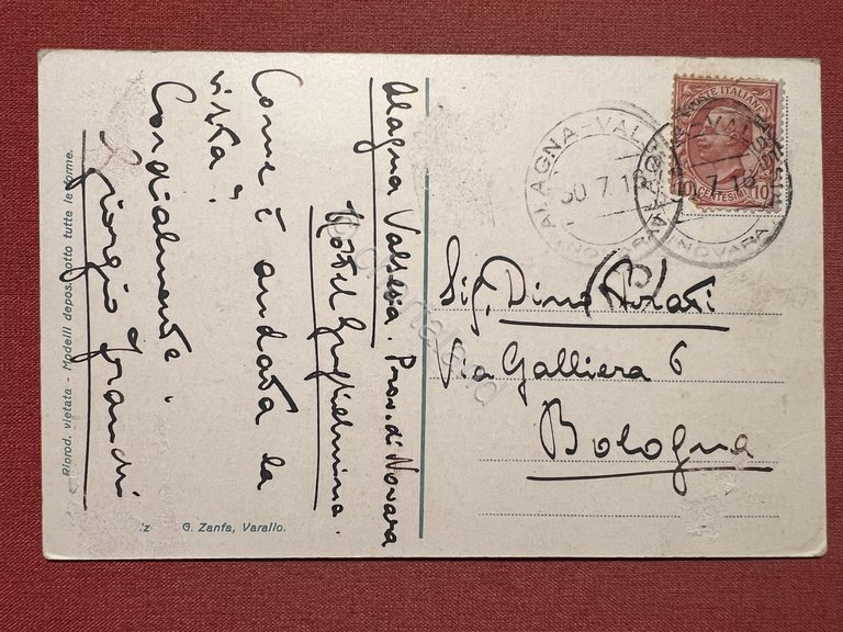 Cartolina - In Valsesia - Capanna Gnifetti sul Monte Rosa …