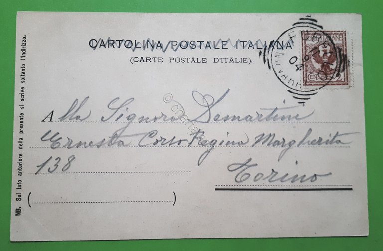 Cartolina - In Valsesia - Fobello e Cervatto - 1904 | Immagine Gallery 4