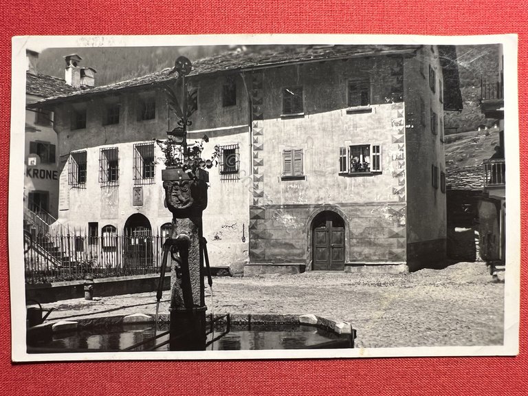 Cartolina - In Vicosoprano - ( Bergell ) - 1941