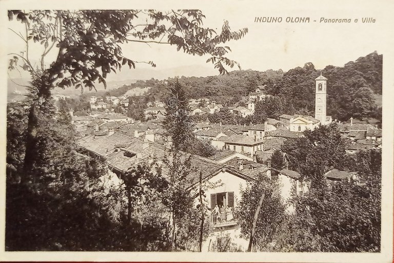 Cartolina - Induno Olona - Panorama e Ville - 1920 …