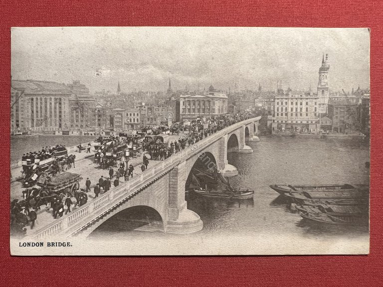 Cartolina - Inghilterra - London Bridge - 1907