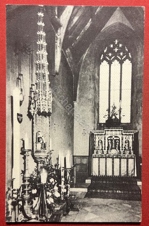 Cartolina - Interior - 14th Century Slipper Chapel - Catholic …