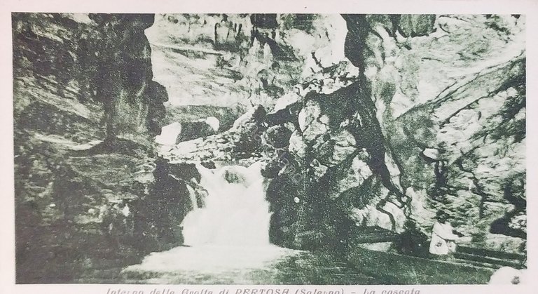 Cartolina - Interno delle Grotte di Pertosa ( Salerno ) …