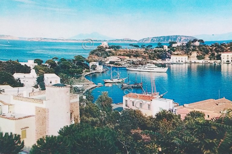 Cartolina - Ischia - Angolo suggestivo del porto - 1950 …