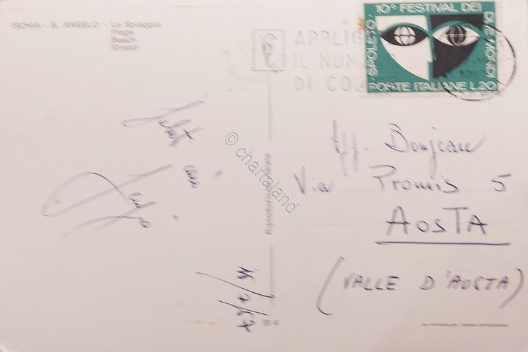 Cartolina - Ischia - S. Angelo - La Spiaggia - …