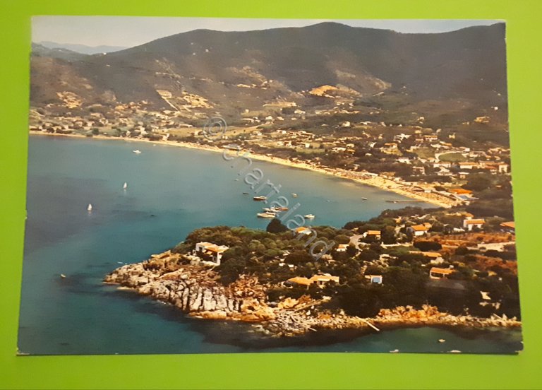 Cartolina - Isola d'Elba - Procchio - Veduta aerea - …