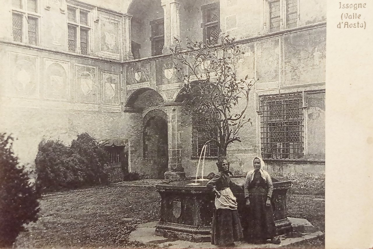 Cartolina - Issogne ( Valle d'Aosta ) - 1920 ca.