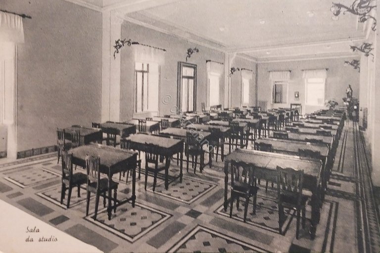 Cartolina - Istituto del Sacro Cuore - Genova - Sala …