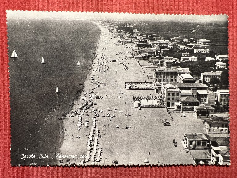 Cartolina - Jesolo Lido ( Venezia ) - Panorama Aereo …