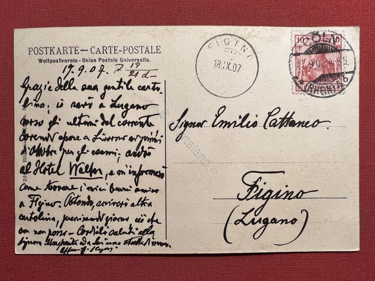 Cartolina - Koln a Rh. - Deutscher Ring - 1907