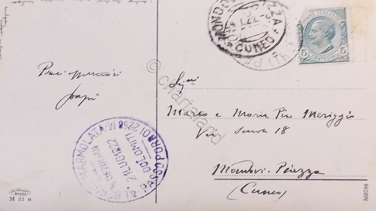 Cartolina - Kurort Meran in Sudtirol - 1922