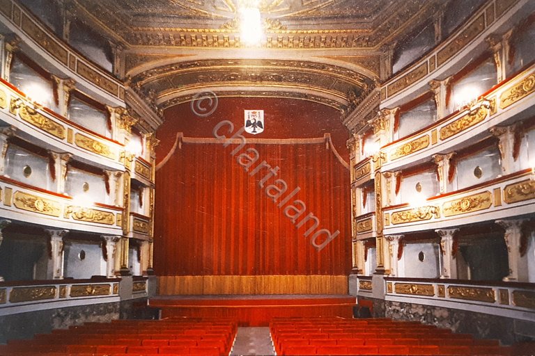 Cartolina - L'Aquila degli Abruzzi - Teatro Comunale - Interno …