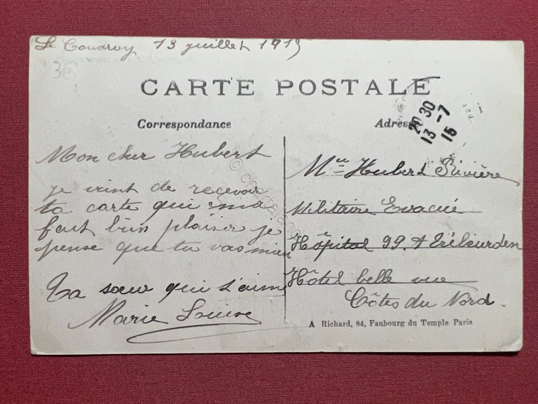 Cartolina - La Grande Guerre 1914-15 - Artillerie lourde Francaise …