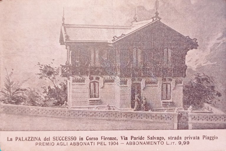 Cartolina - La Palazzina del Successo in Corso Firenze - …