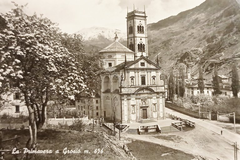 Cartolina - La Primavera a Grosio ( Sondrio ) - …