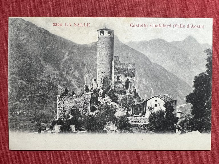 Cartolina - La Salle - Castello Chatelard ( Valle d'Aosta …