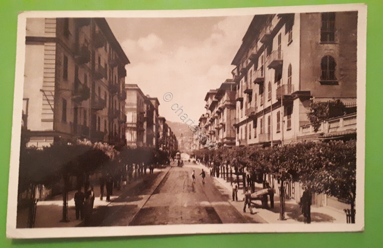 Cartolina - La spezia - Corso Cavour - 1948