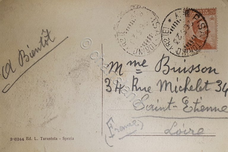 Cartolina - La Spezia - Il Porto - 1923