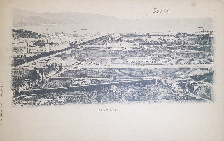 Cartolina - La Spezia - Panorama - 1900