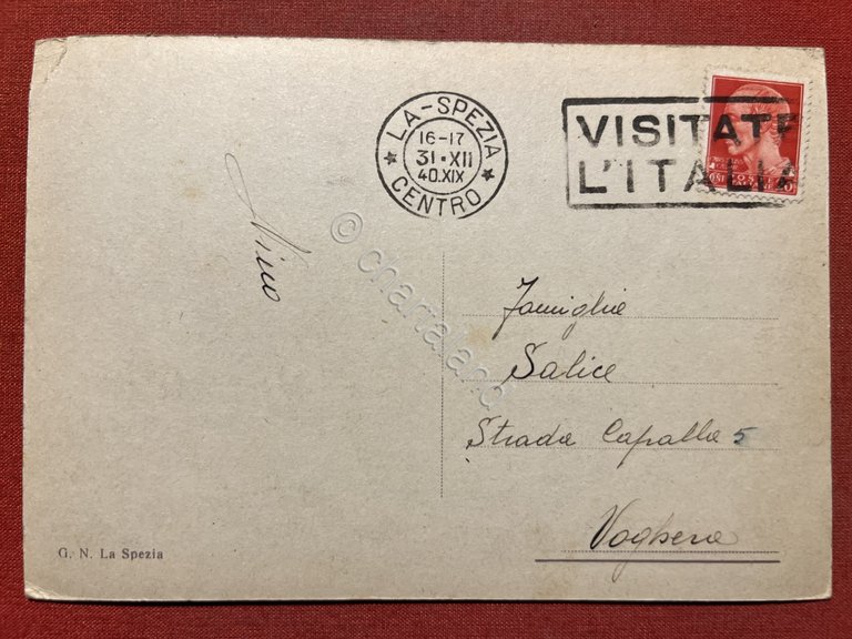 Cartolina - La Spezia - San Terenzo - Castello - …