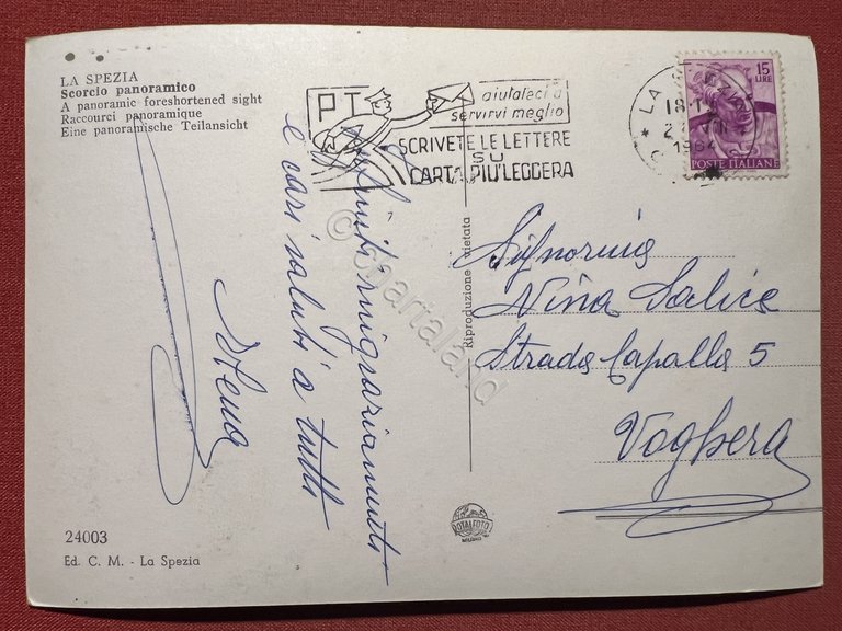 Cartolina - La Spezia - Scorcio Panoramico - 1964