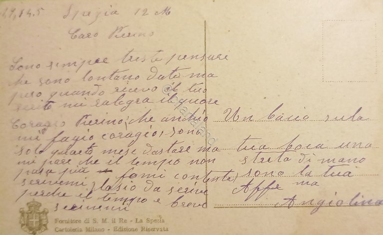 Cartolina - La Spezia - Viale Mazzini - 1914 ca.