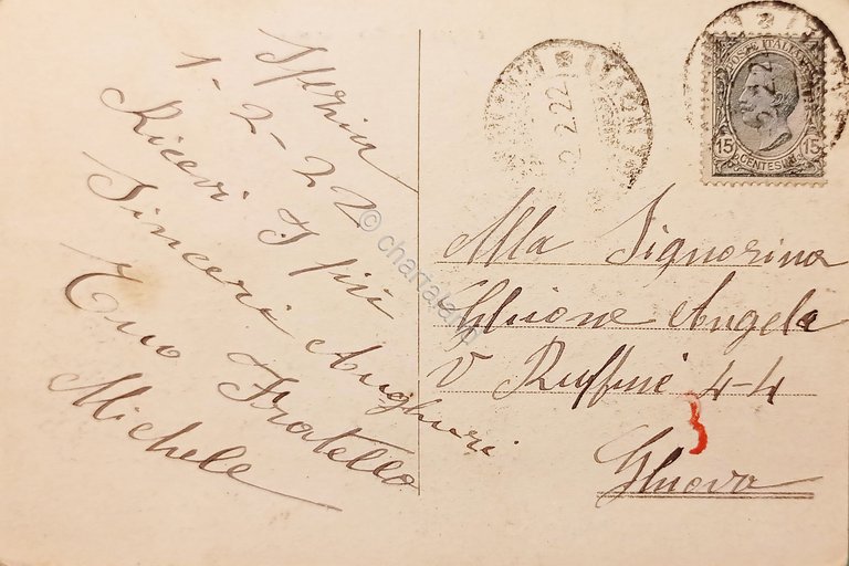 Cartolina - La Spezia - Viale Mazzini - 1922