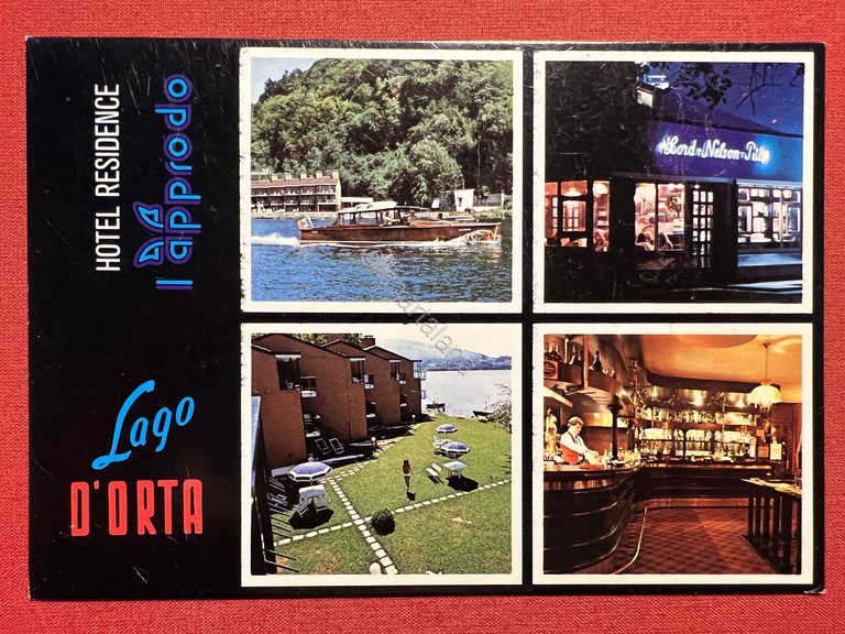 Cartolina - Lago d'Orta - Hotel Residence - Pettenasco ( …