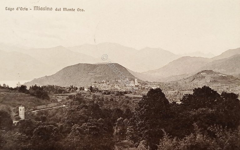 Cartolina - Lago d'Orta - Miasino del Monte Oro - …