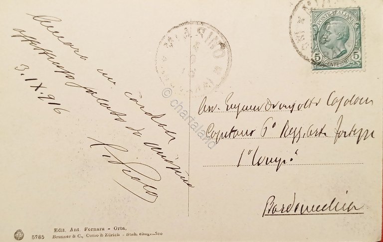 Cartolina - Lago d'Orta - Miasino del Monte Oro - …