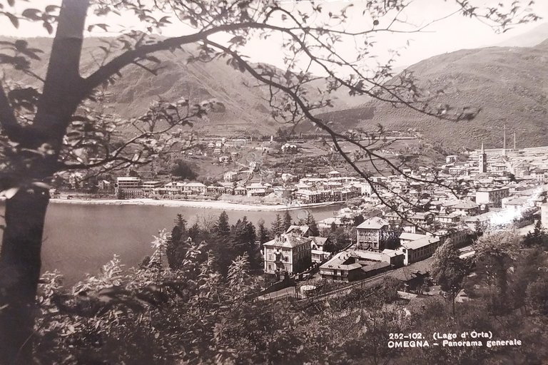Cartolina - Lago d'Orta - Omegna - Panorama generale - …