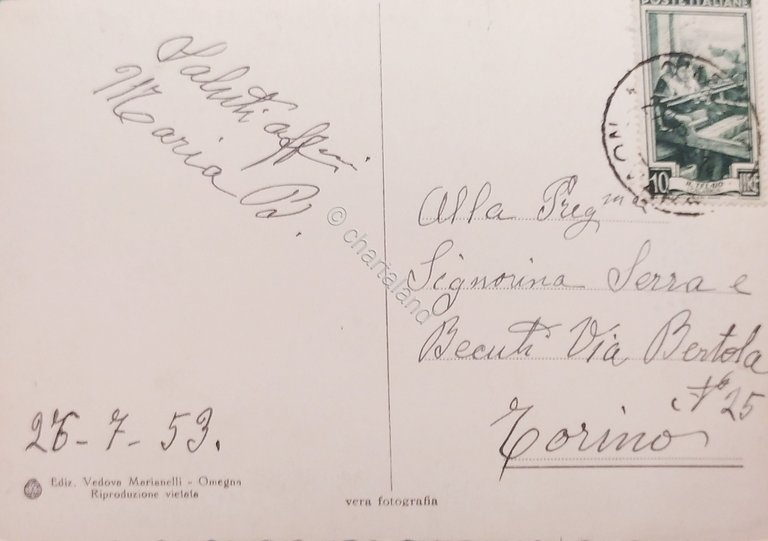 Cartolina - Lago d'Orta - Omegna - Panorama generale - …