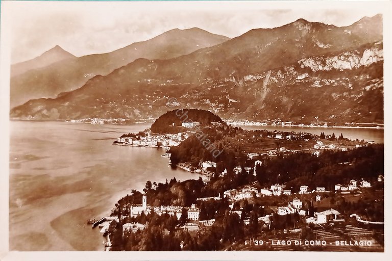 Cartolina - Lago di Como - Bellagio - 1940 ca.
