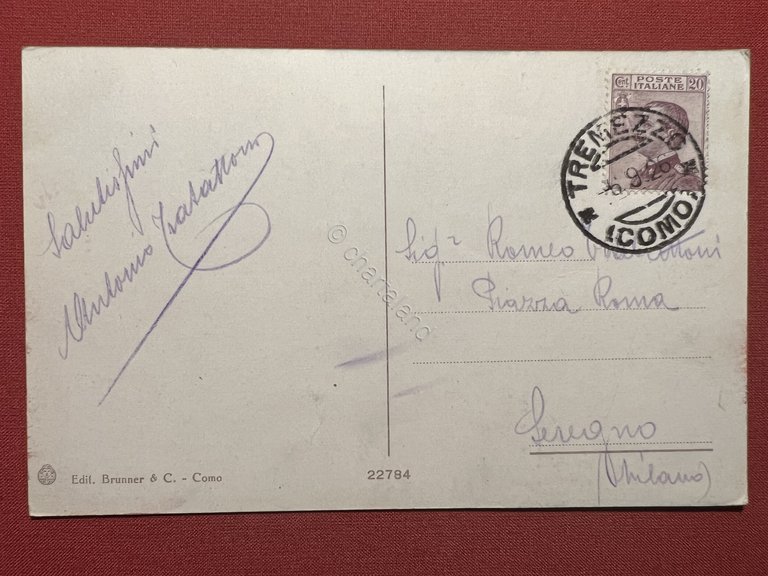 Cartolina - Lago di Como - Villa Carlotta - Giardino …