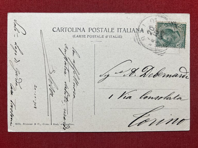 Cartolina - Lago di Garda - Motivo presso Salò - …