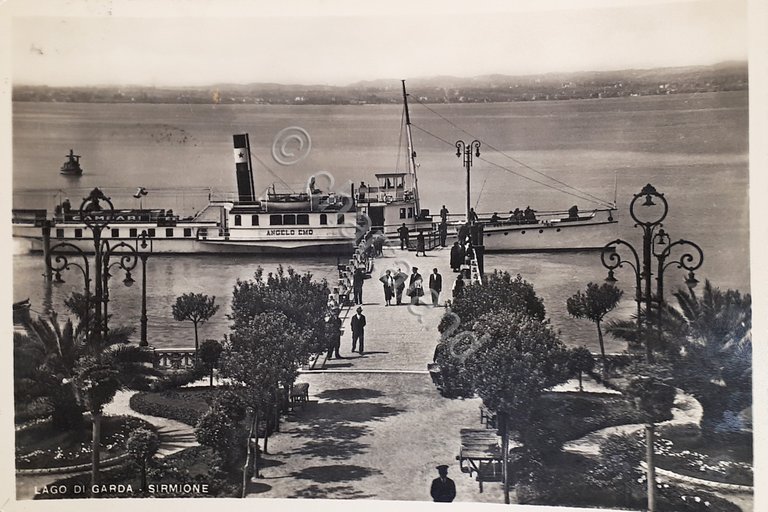 Cartolina - Lago di Garda - Sirmione - 1957