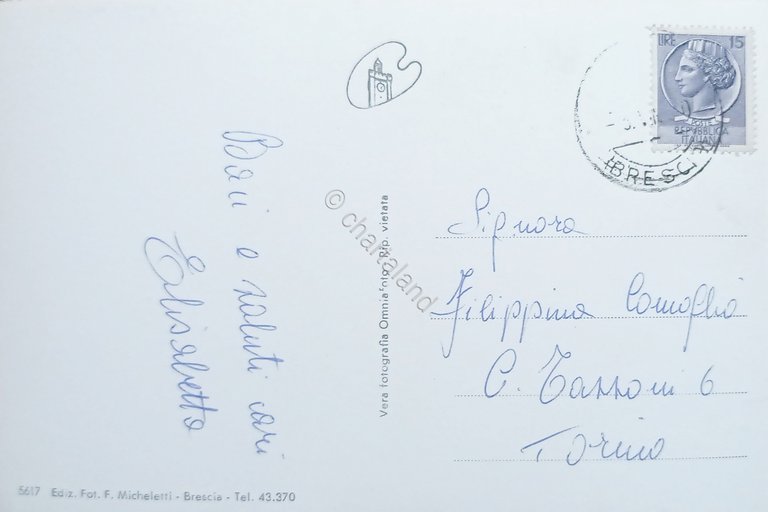 Cartolina - Lago di Garda - Sirmione - Sci nautico …