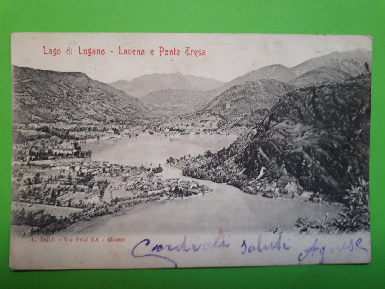 Cartolina - Lago di Lugano - Lavena Ponte Tresa - …