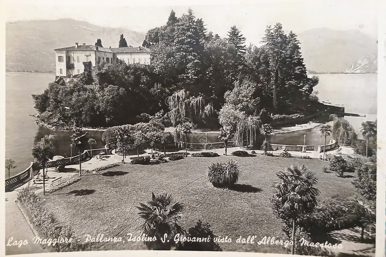 Cartolina - Lago Maggiore - Pallanza - Isolino S. Giovanni …